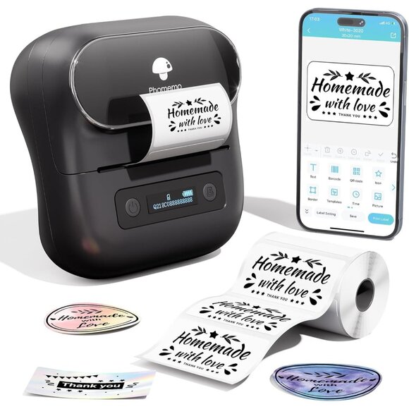Phomemo M200 Thermal Label Printer Multifunctional Wide Format Label Printing - Picture 1 of 10